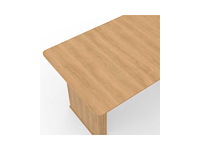 Uitschuifbare eettafel - latteneffect - afbeelding 9 van  10