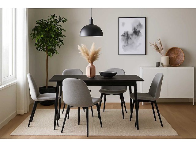 Uitschuifbare eettafel: 160cm + 40cm - afbeelding 6 van  9