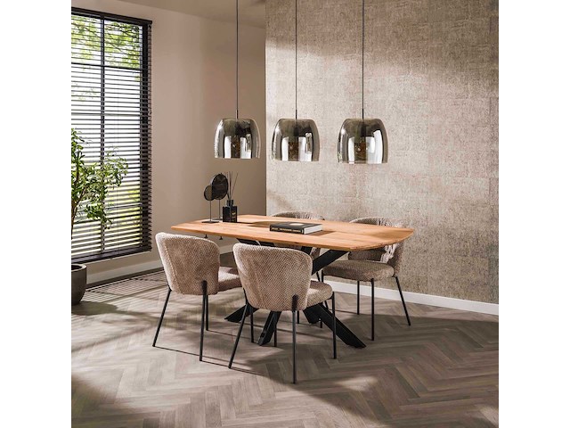 Uitschuifbare eettafel despodov | 275 x 90 x 77 cm | massief acaciahout - afbeelding 1 van  7
