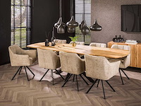 Uitschuifbare eettafel despodov | 275 x 90 x 77 cm | massief acaciahout - afbeelding 2 van  7