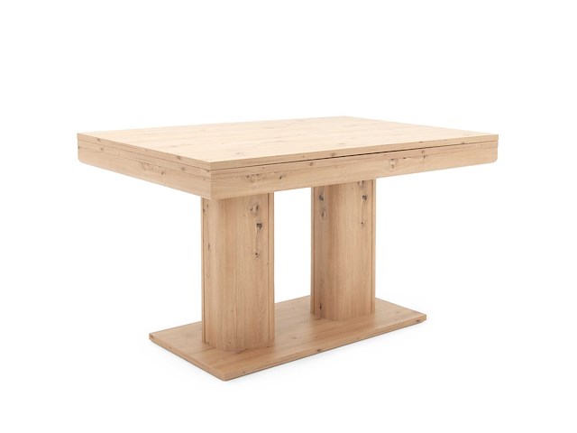 Uitschuifbare eettafel heidelberg 140/220 - artisan eik - afbeelding 6 van  7