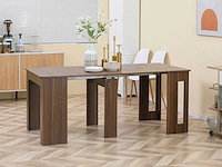 Uitschuifbare inklapbare eettafel - afbeelding 1 van  6