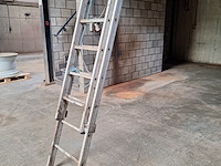 Uitschuifbare ladder, 2 x 18 treden - afbeelding 3 van  3