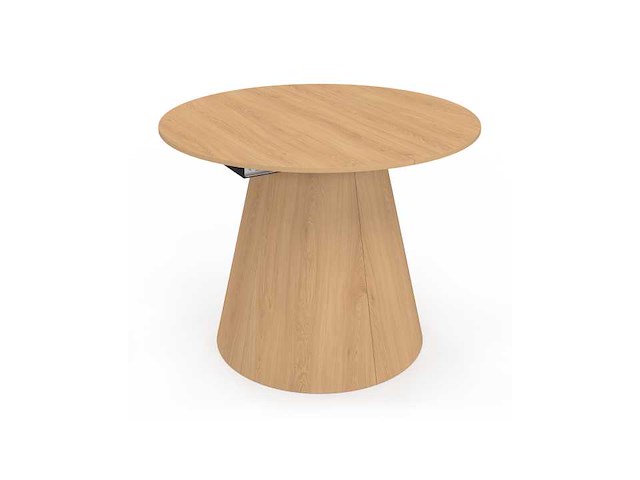 Uitschuifbare ronde eettafel elvis-hout ø110-150cm - afbeelding 10 van  10