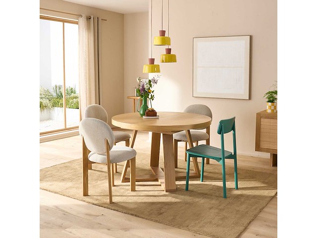 Uitschuifbare ronde tafel - tot 10 borddekkingen - afbeelding 2 van  9