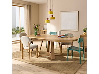 Uitschuifbare ronde tafel - tot 10 borddekkingen - afbeelding 4 van  9