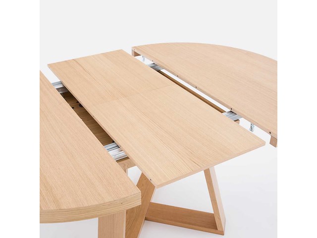 Uitschuifbare ronde tafel - tot 10 borddekkingen - afbeelding 9 van  9