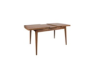 Uitschuifbare tafel - walnoot-effect - afbeelding 8 van  10