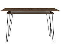 Uitschuifbare tafel jiro 134/174 - walnoot - afbeelding 3 van  9
