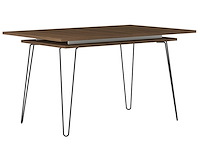 Uitschuifbare tafel jiro 134/174 - walnoot - afbeelding 4 van  9