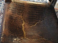 Uitschuifbare tafel met 6 tussenstukken, handgesneden houten kariatide, renaissance stijl ±380x170cm - afbeelding 7 van  7