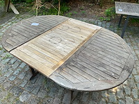 Uitschuifbare tuintafel - afbeelding 2 van  2