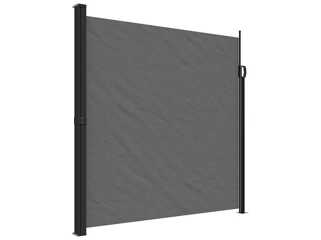 Uitschuifbare zijluifel antraciet 200x500 cm - afbeelding 2 van  9