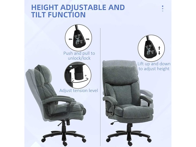 Uitvoerend kantoorvoorzitter voor lange mensen - afbeelding 6 van  7