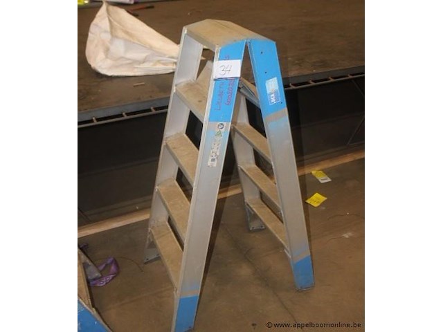 Uitzetladder, 4 treden - afbeelding 1 van  1