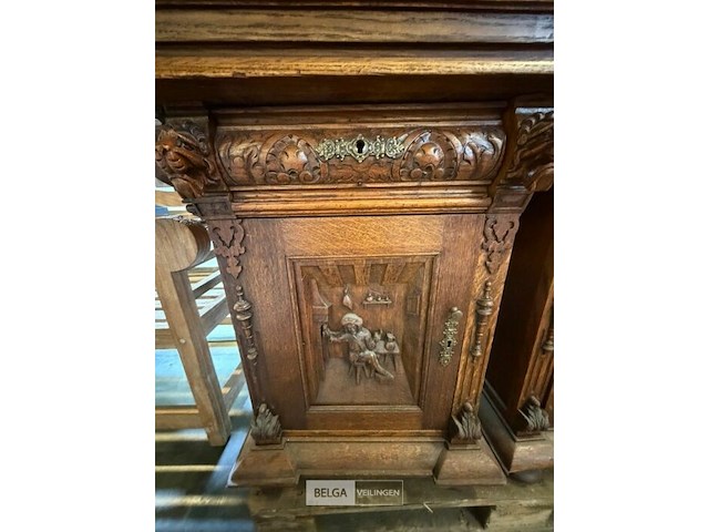 Uitzonderlijk antieke bureau - afbeelding 4 van  11