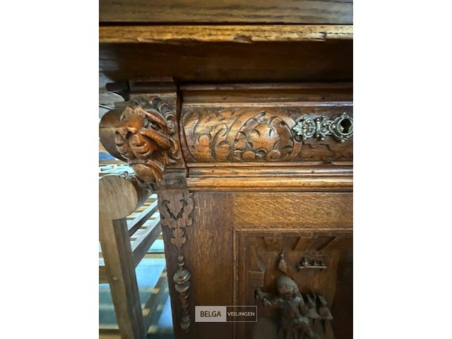 Uitzonderlijk antieke bureau - afbeelding 6 van  11