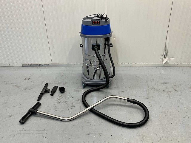 Ultra force equipemt 100l - 3600w industriële stofzuiger nat/droog - 3 motoren a 1200w per motor aan te zetten - afbeelding 12 van  18