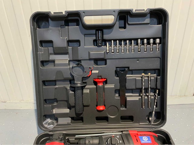 Ultra force equipment accugereedschap schroefmachine - slagmoersleutel - boormachine - slijper - 2 accu's - afbeelding 9 van  11