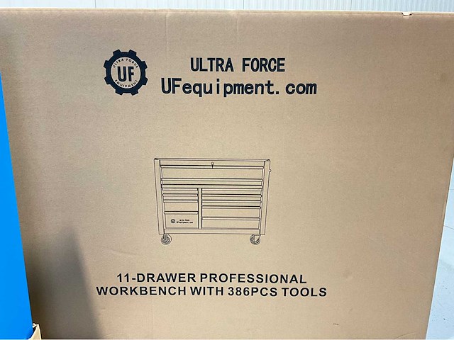 Ultra force equipment gereedschapswagen 11 laden 386 pcs - softclose - afbeelding 8 van  16