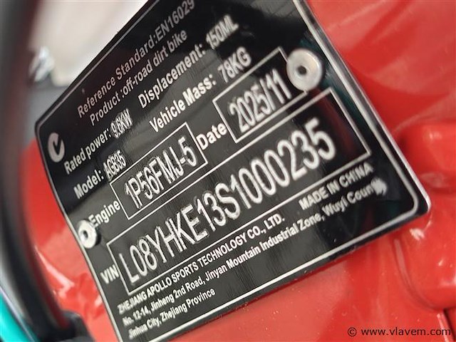 Ultra motocross thunder 150cc crossmotor - afbeelding 17 van  24