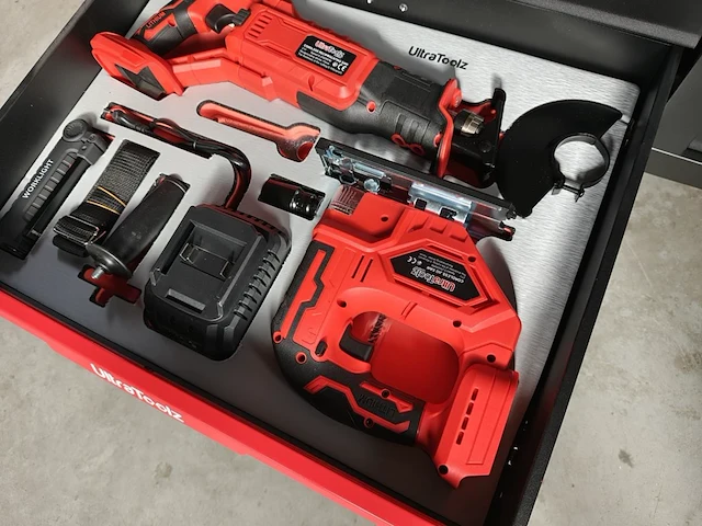 Ultra tools - 2026 - 12/11 met powertools - gereedschapswagen - afbeelding 9 van  27