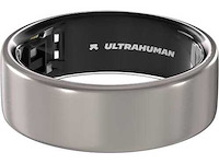 Ultrahuman air ring grootte 10 - connected ring, rauw titanium - afbeelding 3 van  9