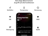 Ultrahuman air ring grootte 10 - connected ring, rauw titanium - afbeelding 6 van  9