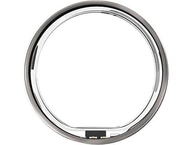 Ultrahuman air ring maat 8 smart ring, rauw titanium - afbeelding 2 van  2
