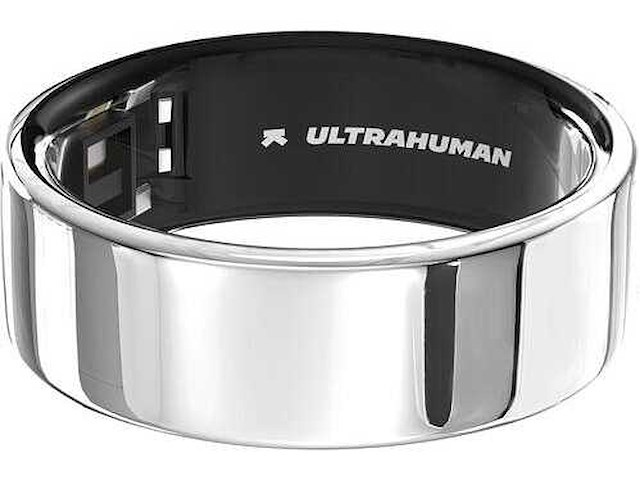 Ultrahuman luchtring zilveren smart ring - t.10 - afbeelding 4 van  6