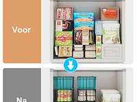 Umdonx 6-delige diepvriesmandenset zwart - afbeelding 5 van  6