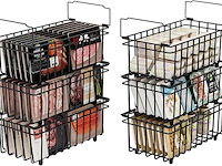 Umdonx 6-delige diepvriesmandenset zwart - afbeelding 1 van  6