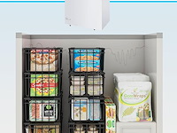 Umdonx 6-delige diepvriesmandenset zwart - afbeelding 4 van  6