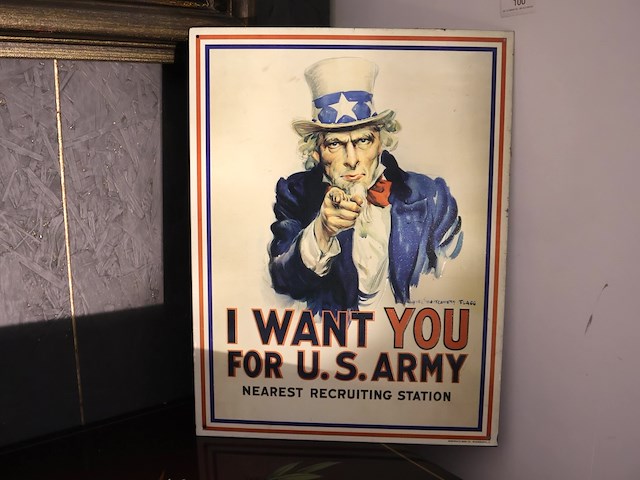 Uncle sam bord - afbeelding 1 van  4