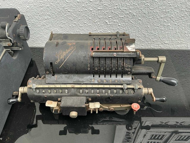 Underwood oude typmachine en telmachine - afbeelding 3 van  4