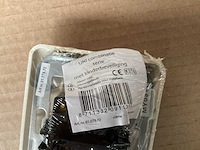 Uni inbouwcombinatie wandcontactdoos met dubbele serieschakelaar (362x) - afbeelding 1 van  1
