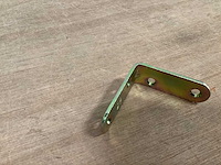 Uni stoelhoek 50x50 mm, verzinkt (500x) - afbeelding 2 van  3