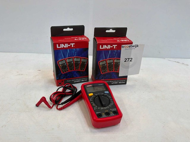Uni-t ut33+ multimeter (3x) - afbeelding 1 van  4