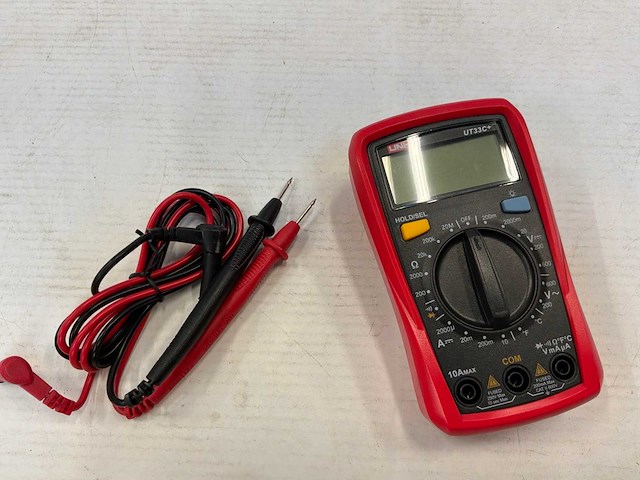 Uni-t ut33+ multimeter (3x) - afbeelding 2 van  4
