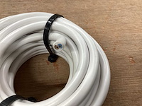 Uni wit snoer, 2 x 0,75 mm2, 5 meter (24x) - afbeelding 3 van  3