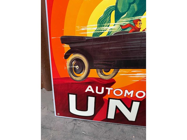 Unic automobiles emaille plaat - wanddecoratie - afbeelding 3 van  6