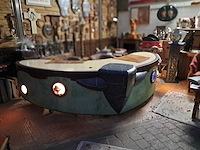 Unieke retro bureau / toonbank - afbeelding 2 van  6