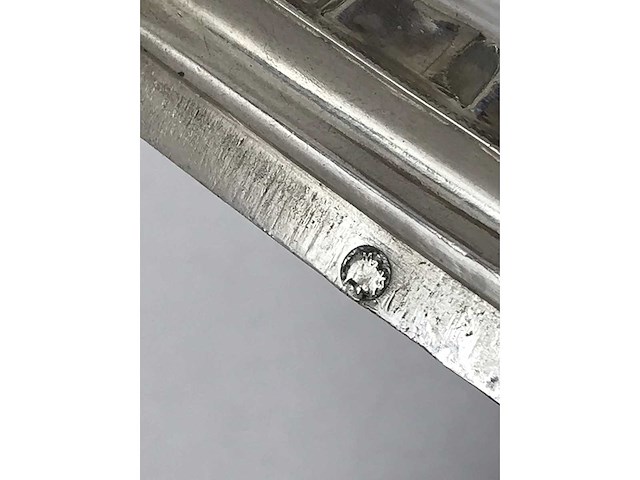 Unieke zilveren tabaksdoosje met monogram koning willem iii der nederlanden (1849-1890) - afbeelding 14 van  34