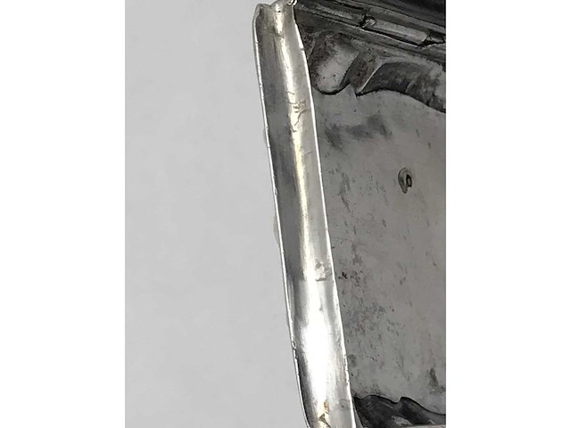 Unieke zilveren tabaksdoosje met monogram koning willem iii der nederlanden (1849-1890) - afbeelding 16 van  34