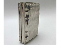 Unieke zilveren tabaksdoosje met monogram koning willem iii der nederlanden (1849-1890) - afbeelding 33 van  34