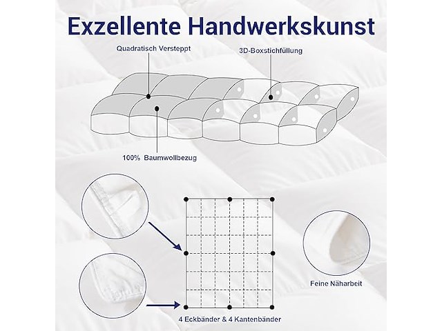 Uniency donzen dekbed (220 x 240 cm) - afbeelding 3 van  4