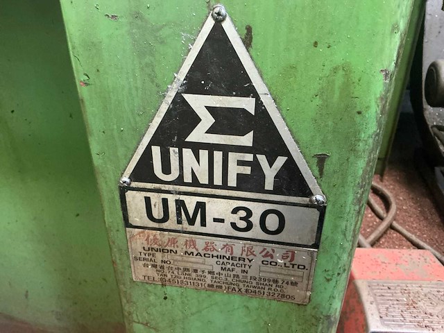 Unify um-30 draadwalsmachine - afbeelding 6 van  6