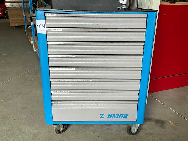 Unior eurostyle 6 sl0650/a7572b gereedschapswagen - afbeelding 1 van  10