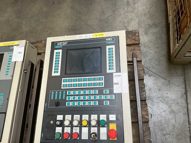 Unipo ebf bedieningspaneel - afbeelding 2 van  6