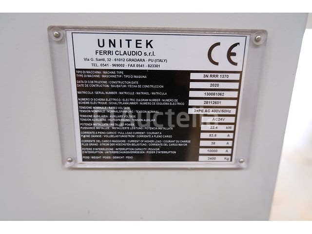 Unitek 3n rrr 1370 breedbandschuurmachine - afbeelding 11 van  13
